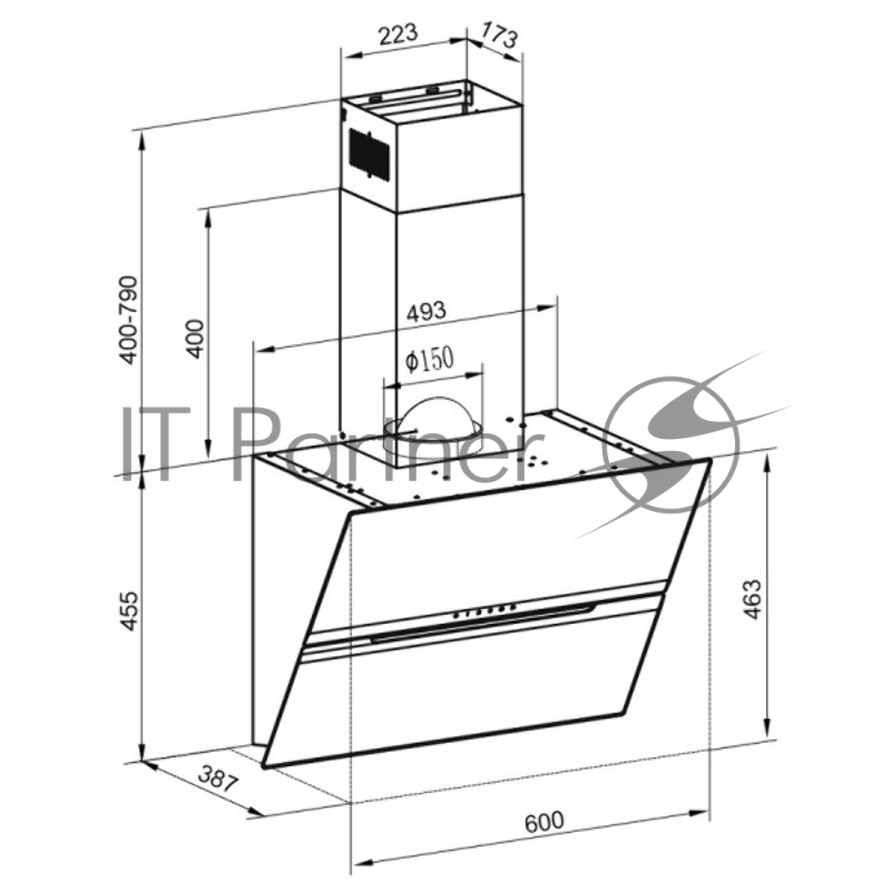 Кухонная вытяжка Zigmund & Shtain K 147.6 B