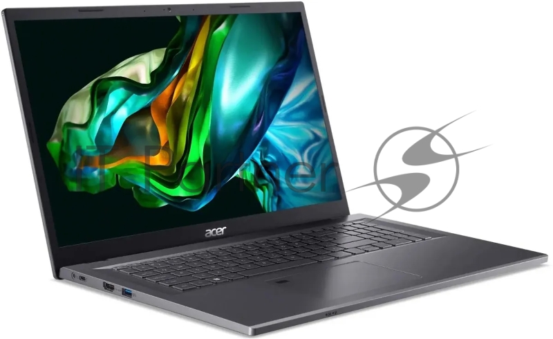 Ноутбук Acer Aspire 5 A517-58GM-505U Core i5 1335U 16Gb SSD512Gb NVIDIA GeForce RTX 2050 4Gb 17.3 IPS FHD (1920x1080) noOS metall WiFi BT Cam (NX.KJLCD.006)