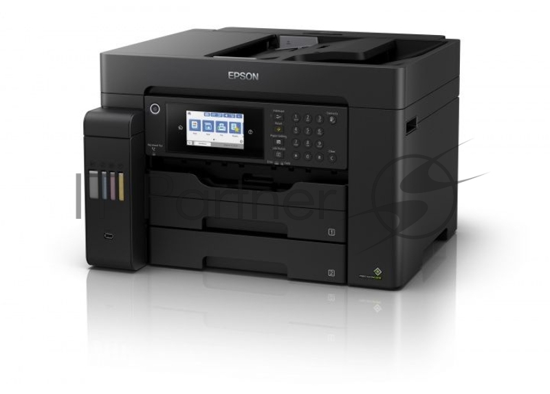 МФУ струйный Epson L15150, (A3, ADF, duplex, 35 стр./мин., Ethernet, Wi-Fi черный)