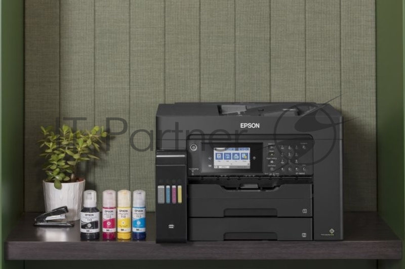 МФУ струйный Epson L15150, (A3, ADF, duplex, 35 стр./мин., Ethernet, Wi-Fi черный)