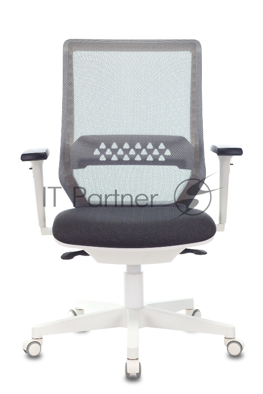 Кресло Бюрократ MC-W611N темно-серый TW-04 38-417 сетка/ткань крестовина пластик пластик белый