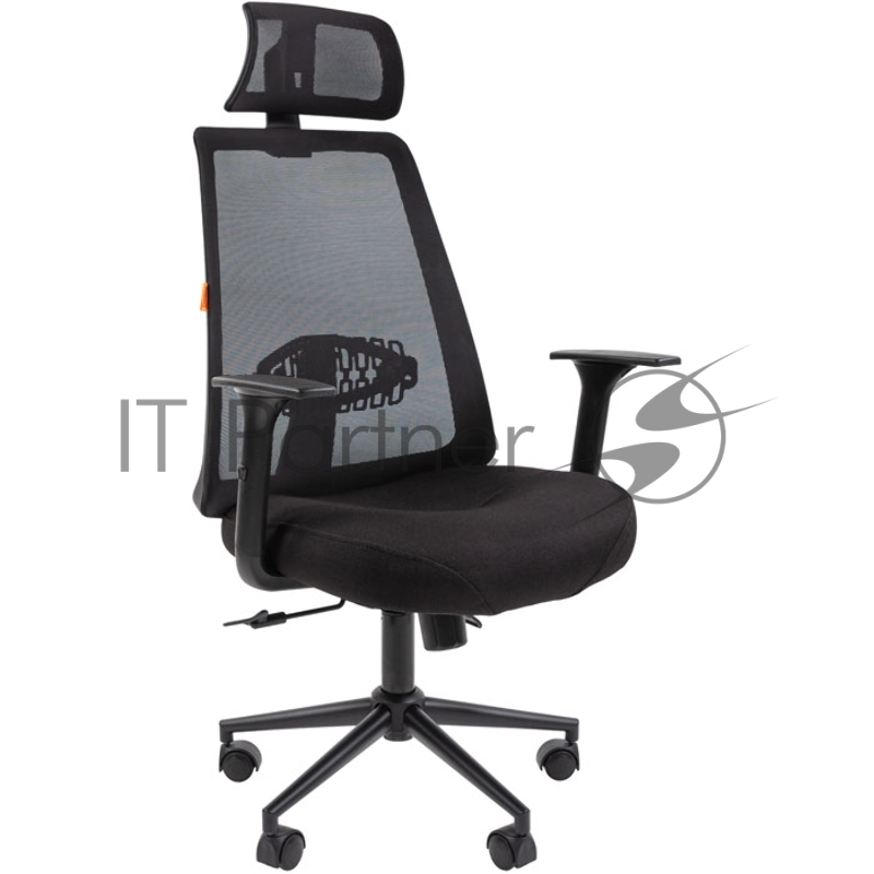 Офисное кресло Chairman 535 Россия BLACK ткань черный/черный (7142313)