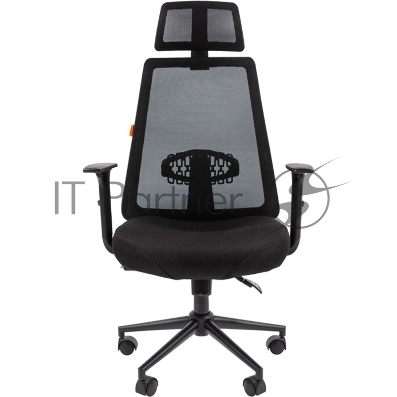 Офисное кресло Chairman 535 Россия BLACK ткань черный/черный (7142313)