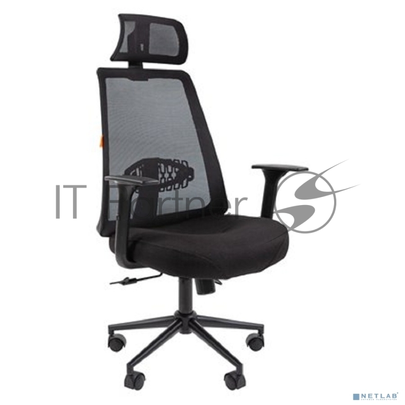 Офисное кресло Chairman 535 Россия BLACK ткань черный/черный (7142313)