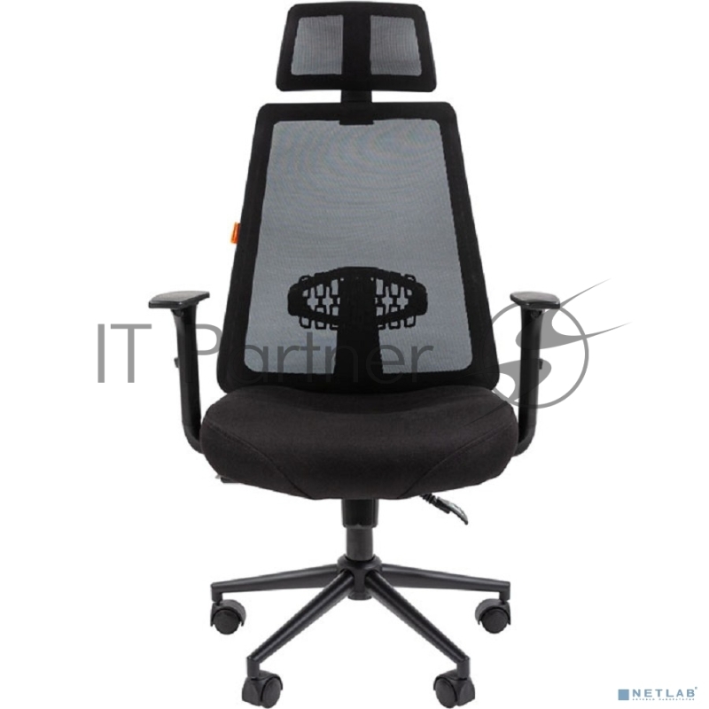 Офисное кресло Chairman 535 Россия BLACK ткань черный/черный (7142313)