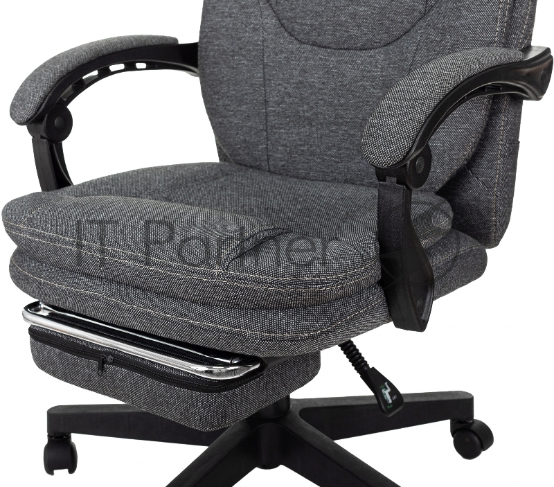 Кресло руководителя Бюрократ CH-868MSG-F серый 3C1 крестов. пластик подст.для ног