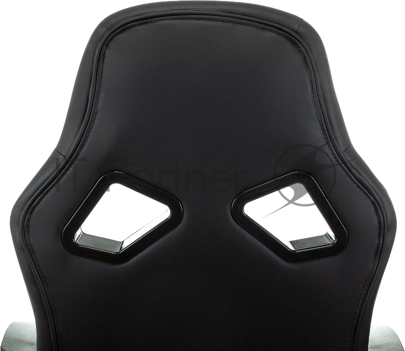 Кресло игровое Zombie 300 черный эко.кожа крестов. пластик