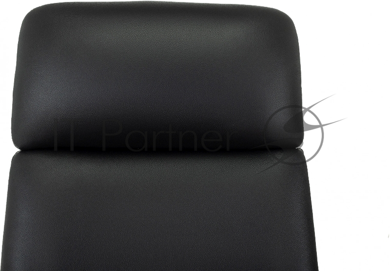 Кресло руководителя Бюрократ _VEGA черный кожа крестов. алюминий