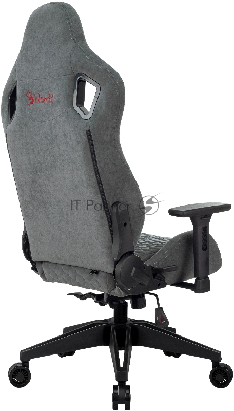 Кресло игровое A4Tech Bloody GC-770 серый соты с подголов. крестов.