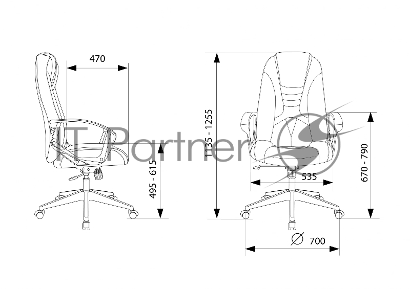 Кресло игровое Zombie 200 черный/белый ткань/эко.кожа крестов. пластик