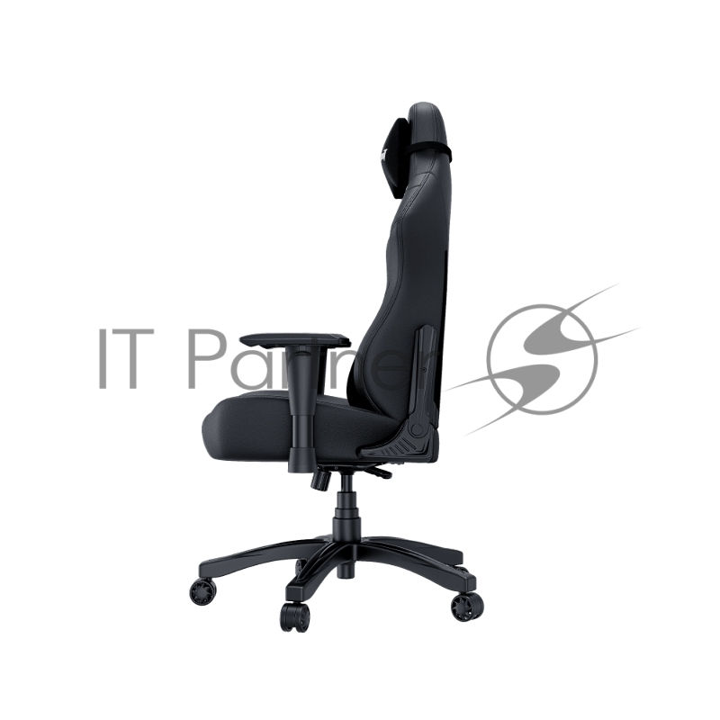 Кресло игровое Anda Seat Luna series цвет черный, размер L (110кг), материал ПВХ (модель AD18)