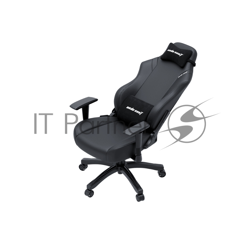 Кресло игровое Anda Seat Luna series цвет черный, размер L (110кг), материал ПВХ (модель AD18)