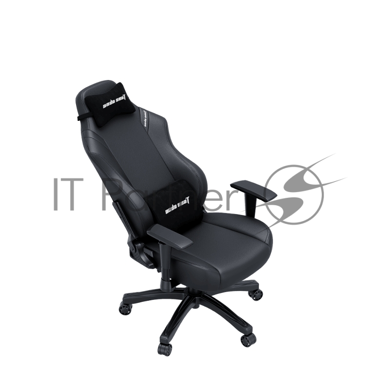 Кресло игровое Anda Seat Luna series цвет черный, размер L (110кг), материал ПВХ (модель AD18)