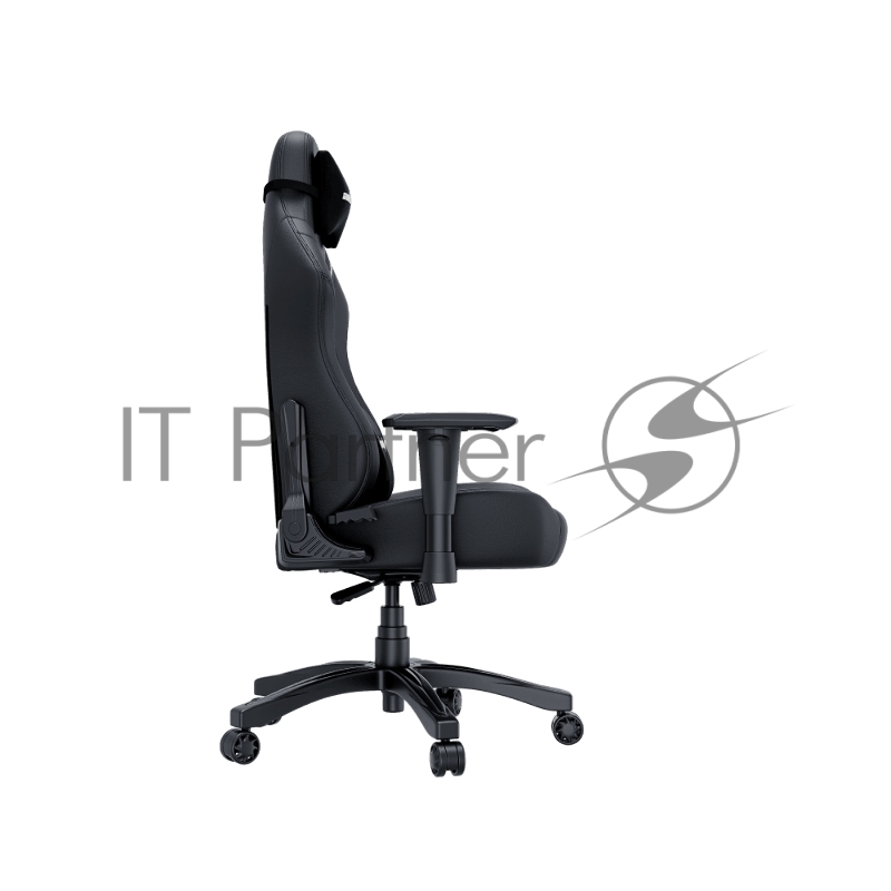 Кресло игровое Anda Seat Luna series цвет черный, размер L (110кг), материал ПВХ (модель AD18)