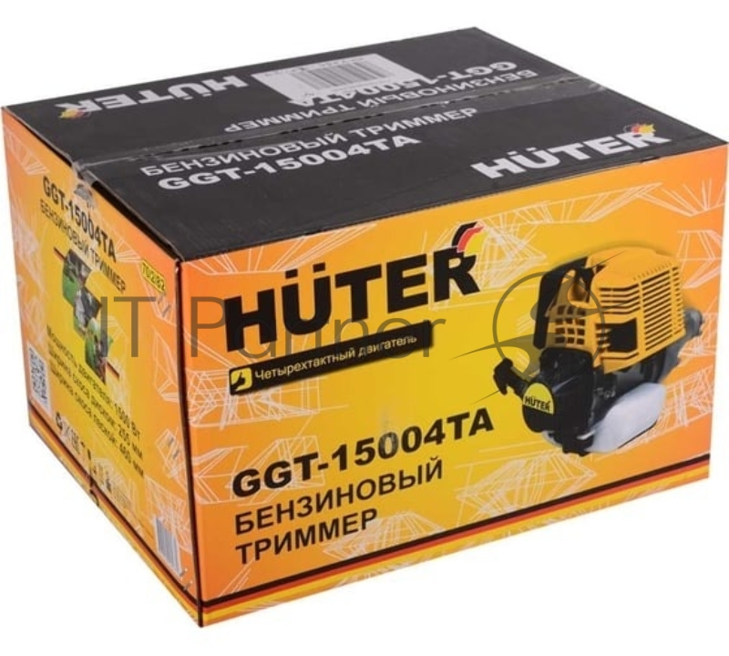 Триммер бензиновый Huter GGT-15004ТA 1500Вт неразбор.штан. реж.эл.:леска/нож (в компл.:Защитные очки)