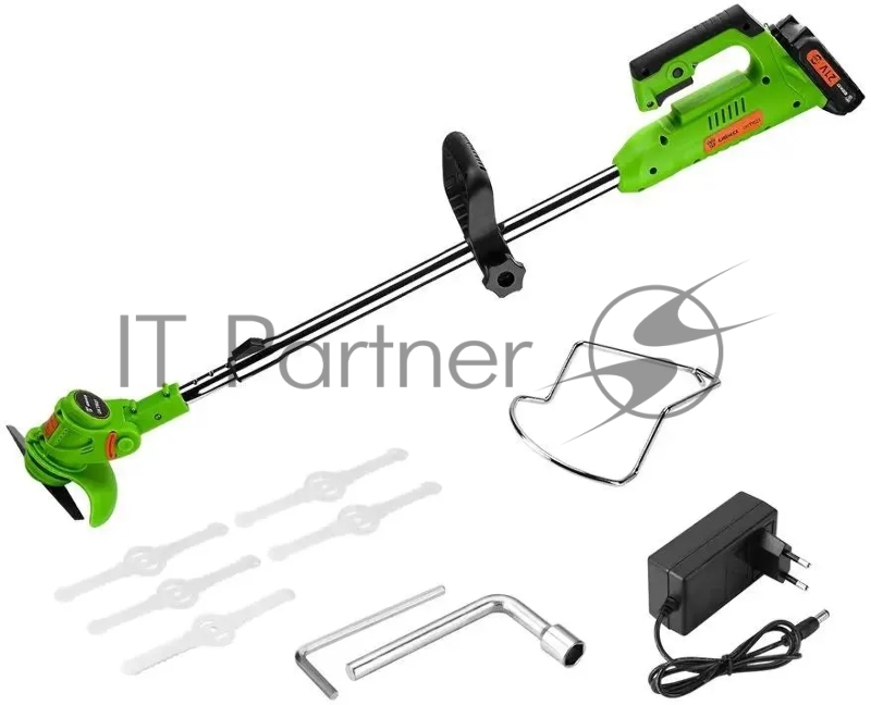 Триммер электрический Deko DKTR21 аккум. 350Вт неразбор.штан. реж.эл.:нож