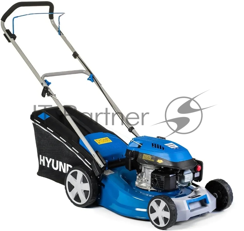 Бензиновая газонокосилка HYUNDAI L4620 {двигатель Hyundai ICV145,4-х такт, 3.8 л.с./145 см3, Ширина среза 45,7 см, Высота среза 25-75 мм, 23,5 кг }