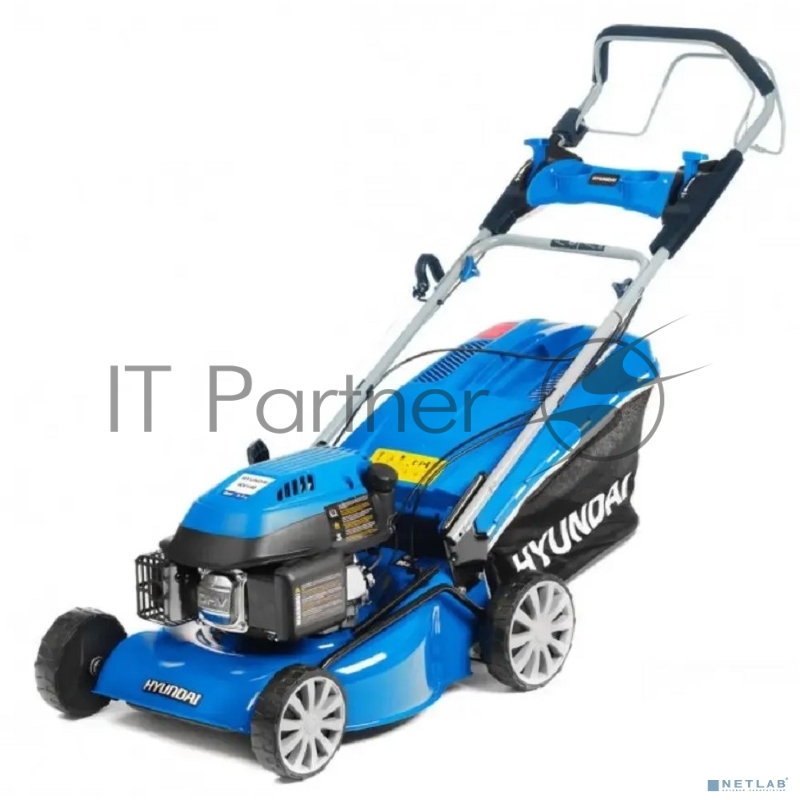 Бензиновая газонокосилка HYUNDAI L4620 {двигатель Hyundai ICV145,4-х такт, 3.8 л.с./145 см3, Ширина среза 45,7 см, Высота среза 25-75 мм, 23,5 кг }