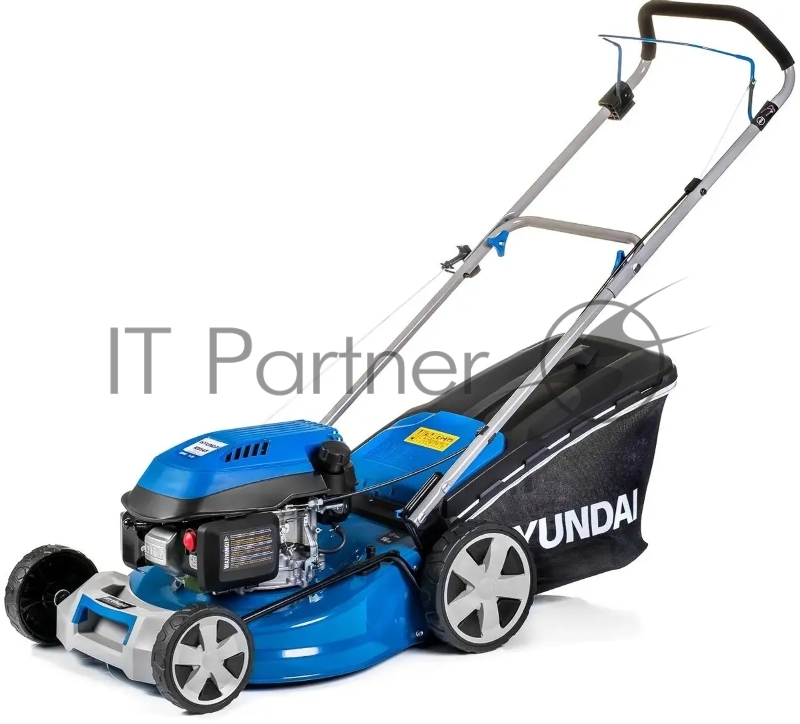 Бензиновая газонокосилка HYUNDAI L4620 {двигатель Hyundai ICV145,4-х такт, 3.8 л.с./145 см3, Ширина среза 45,7 см, Высота среза 25-75 мм, 23,5 кг }