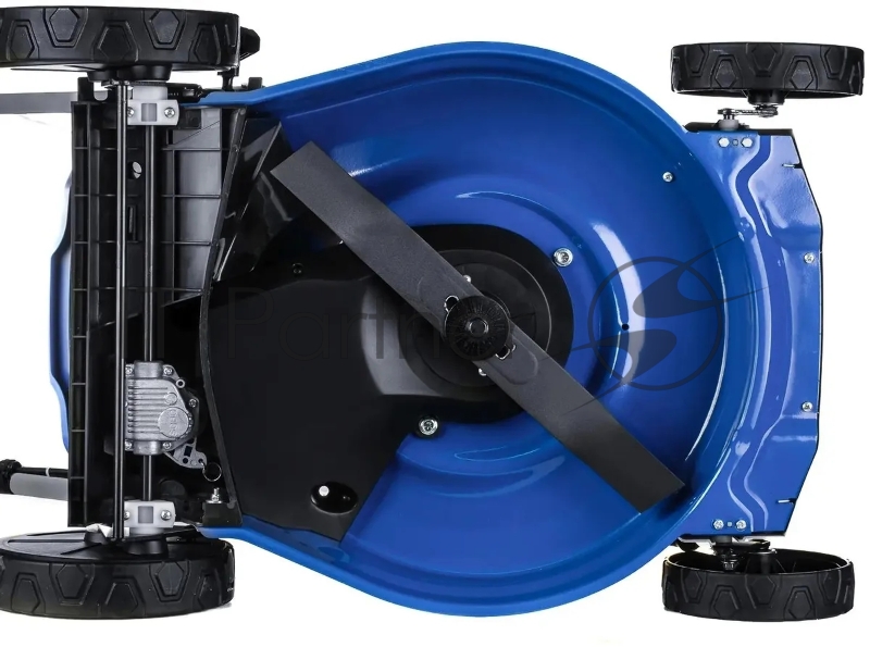 Бензиновая газонокосилка HYUNDAI L4620 {двигатель Hyundai ICV145,4-х такт, 3.8 л.с./145 см3, Ширина среза 45,7 см, Высота среза 25-75 мм, 23,5 кг }