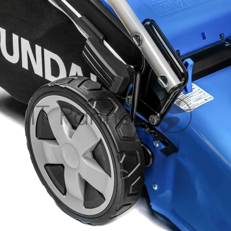 Бензиновая газонокосилка HYUNDAI L4620 {двигатель Hyundai ICV145,4-х такт, 3.8 л.с./145 см3, Ширина среза 45,7 см, Высота среза 25-75 мм, 23,5 кг }