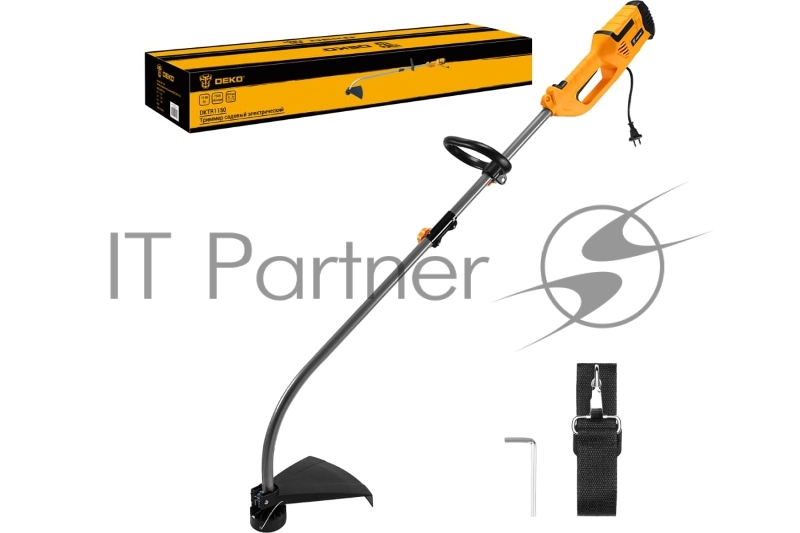 Триммер электрический Deko DKTR1150 1150Вт разбор.штан. реж.эл.:леска упак.:1шт.