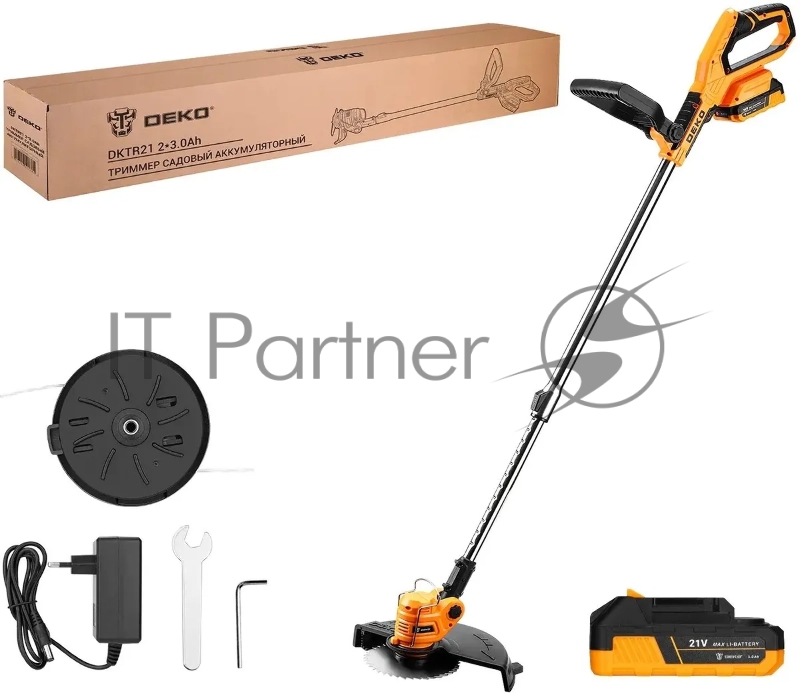 Триммер электрический Deko DKTR21 Max аккум. реж.эл.:нож