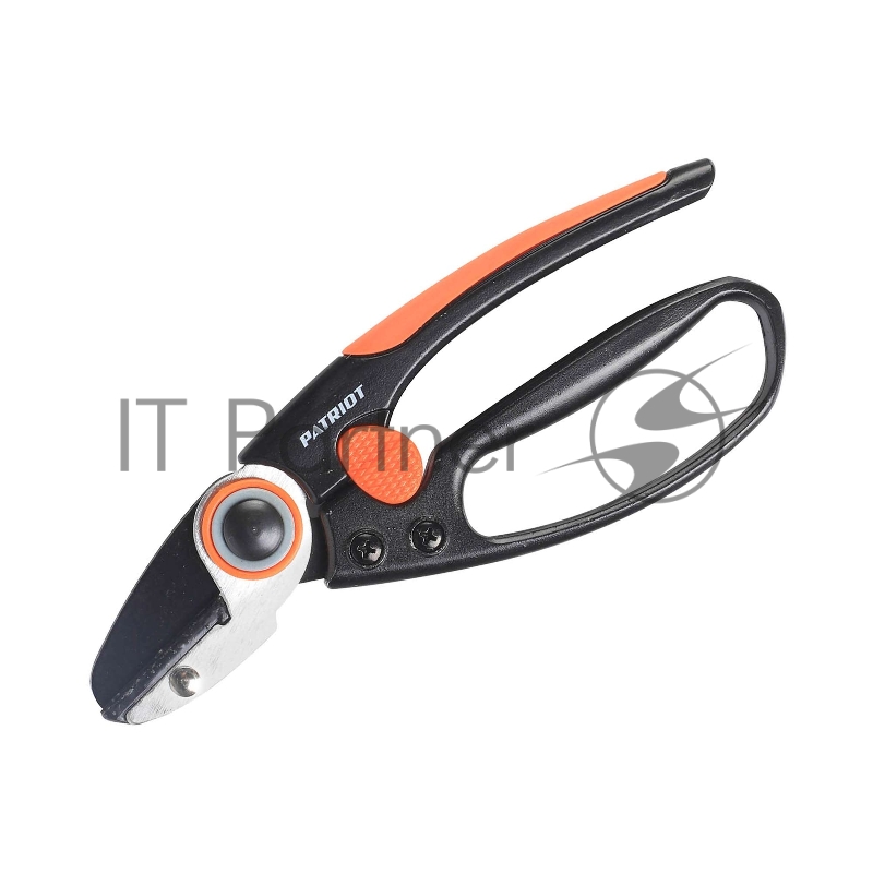 Секатор PATRIOT PAP-203, контактный, с наковаленкой, антифрикционное покрытие, ручка-петля, 203 мм