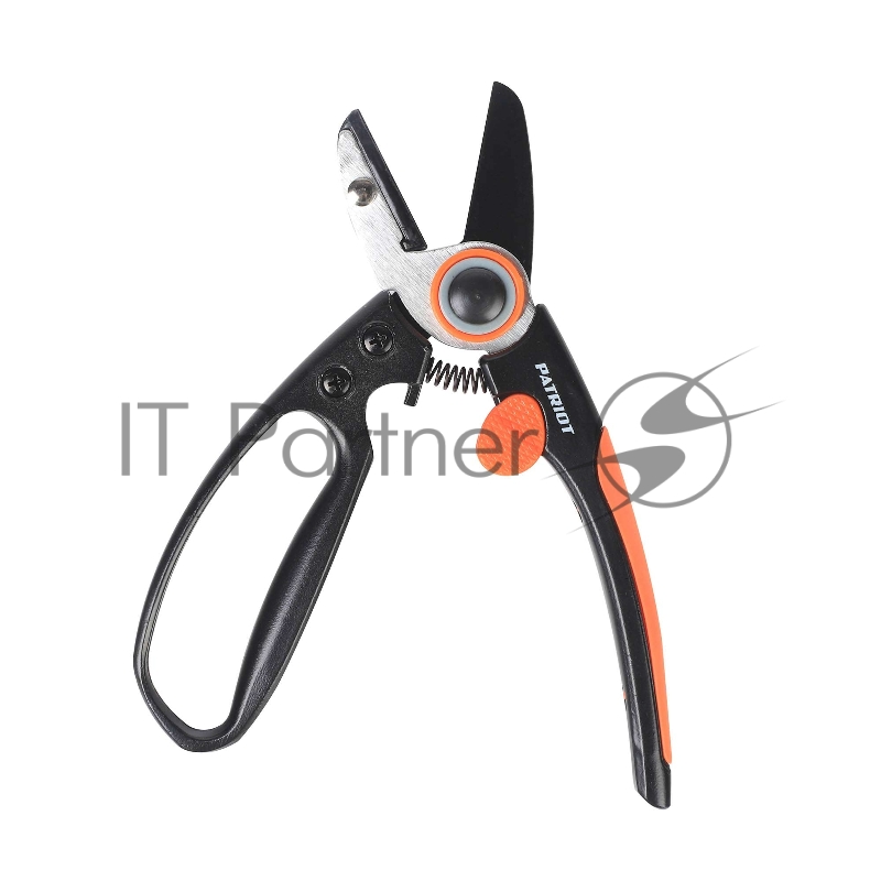 Секатор PATRIOT PAP-203, контактный, с наковаленкой, антифрикционное покрытие, ручка-петля, 203 мм