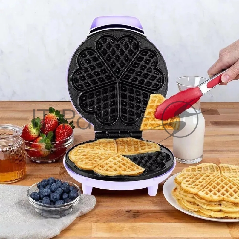 Вафельница Kitfort КТ-1688 950Вт лиловый