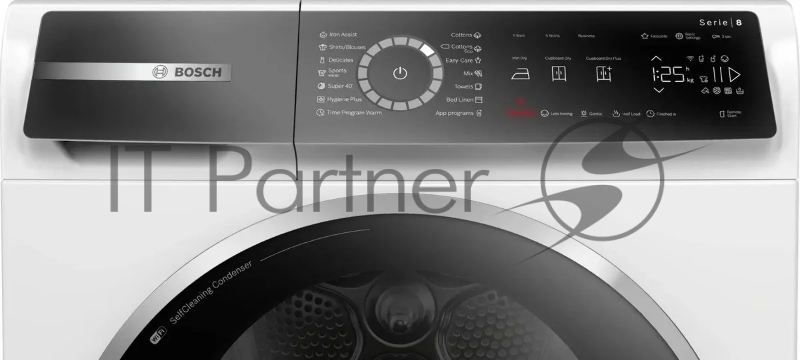 Сушильная машина Bosch Serie 8 WQB245A0BY кл.энер.:A+++ макс.загр.:9кг белый