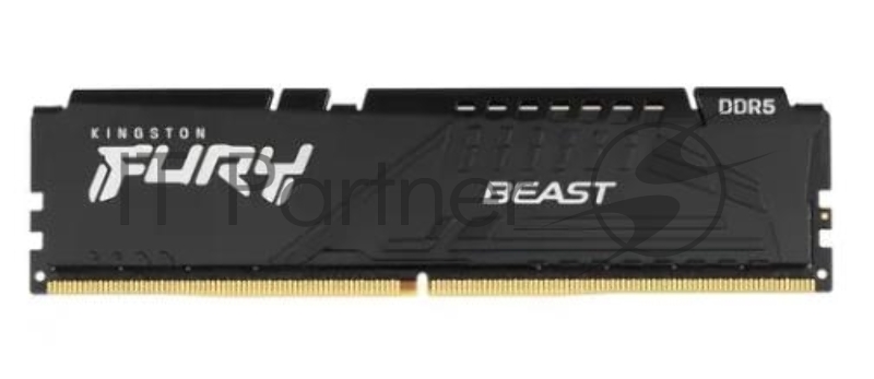 Модуль памяти Kingston 32GB U-DIMM DDR5 , 5600МГц, CL36, FURY Beast Black EXPO
