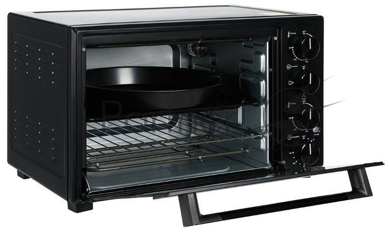 Мини-печь KRAFT KFC-MO 381 HBL черный