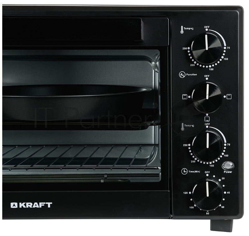 Мини-печь KRAFT KFC-MO 381 HBL черный