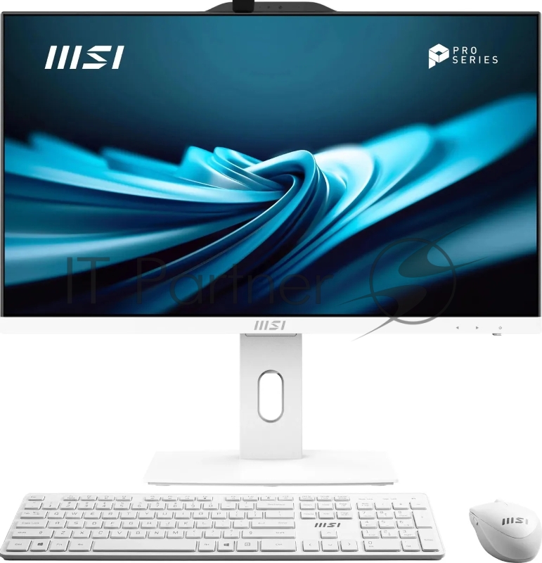 Моноблок 23.8 FHD MSI Pro AP242P 14M-669XRU white (Core i3 14100/8Gb/512Gb SSD/VGA int/noOS/kb+m) (9S6-AE0622-669)