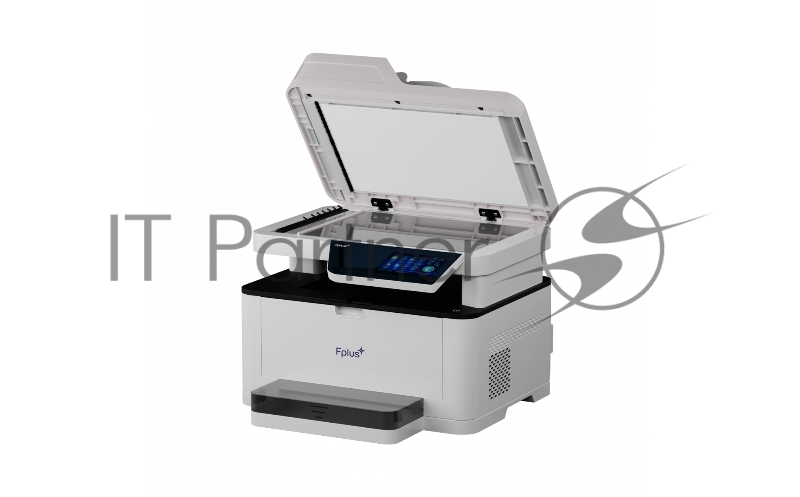 МФУ Fplus MB302ADN (лаз.моно,A4,30 стр./мин,дуплекс,1200dpi,перв. цв.сенс.жк.,лоток 150л, 60-200 гр., USB, Ethernet, макс. 65000 стр/мес, 667МГц, 512Мб, стартовый картридж 3000 копий)