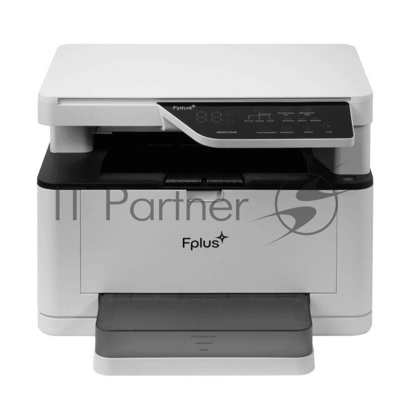 МФУ Fplus MB301DNW (лаз. моно,A4,30 стр./мин, 1200dpi., дуплекс, перв.стр. 4с., крышка, лоток 150л, 60-200 гр., USB, Ethernet, Wi-Fi, макс. 65000 стр/мес, 667МГц, 512Мб, стартовый картридж 3000 копий)