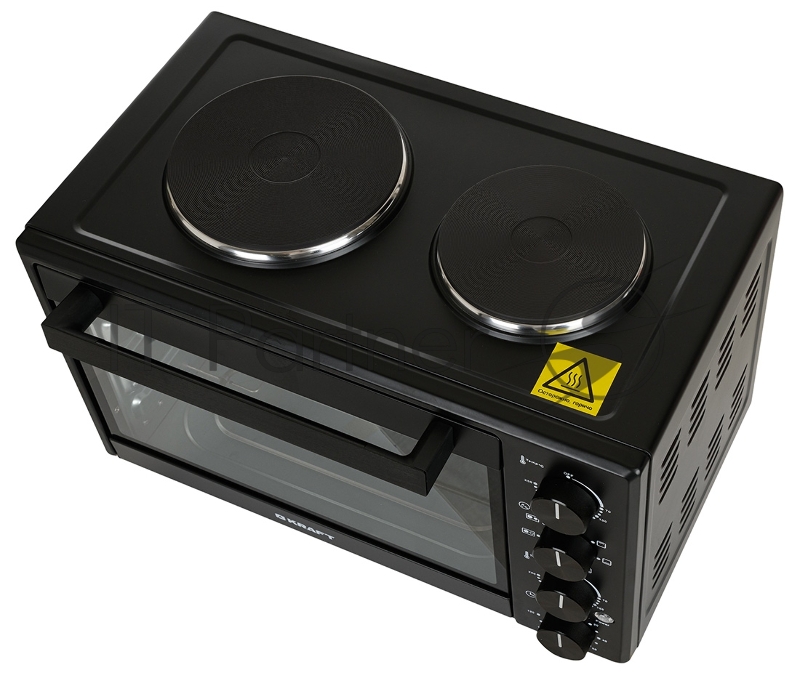 Мини-печь KRAFT KFC-MOHP 380 HBL черный