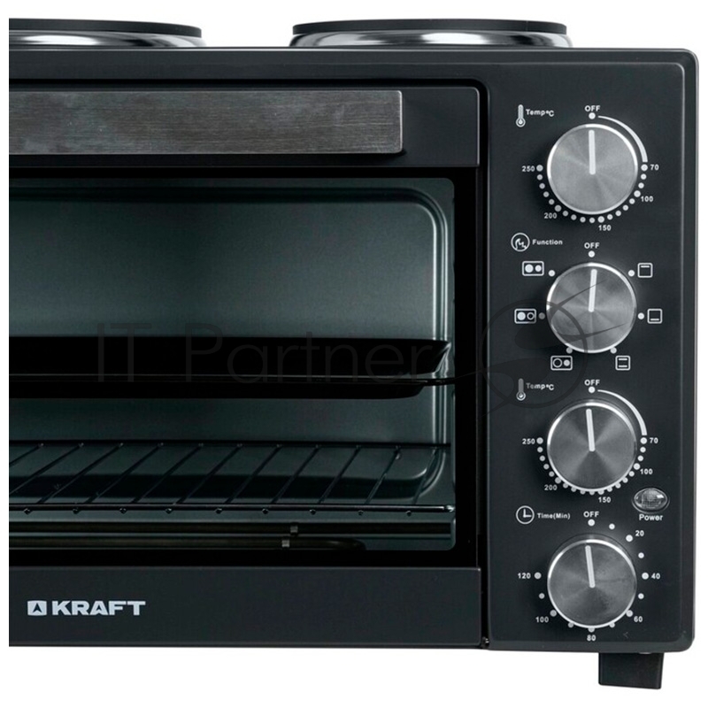 Мини-печь KRAFT KFC-MOHP 380 HDGR темно-серый