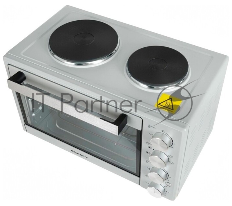 Мини-печь KRAFT KFC-MOHP 380 HGR серый