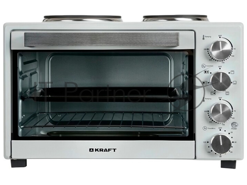 Мини-печь KRAFT KFC-MOHP 380 HGR серый
