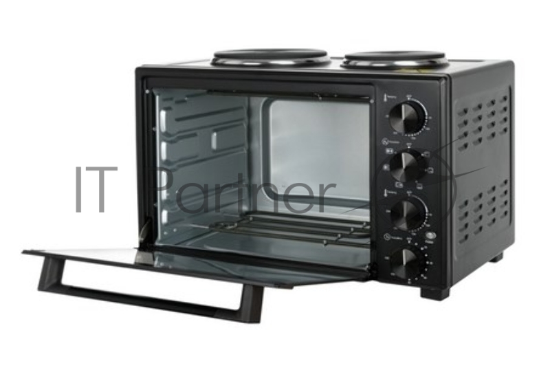 Мини печь KRAFT KFC-MOHP380HBL