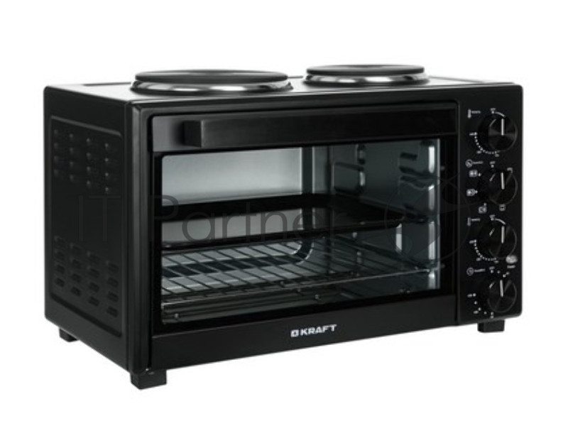 Мини печь KRAFT KFC-MOHP380HBL
