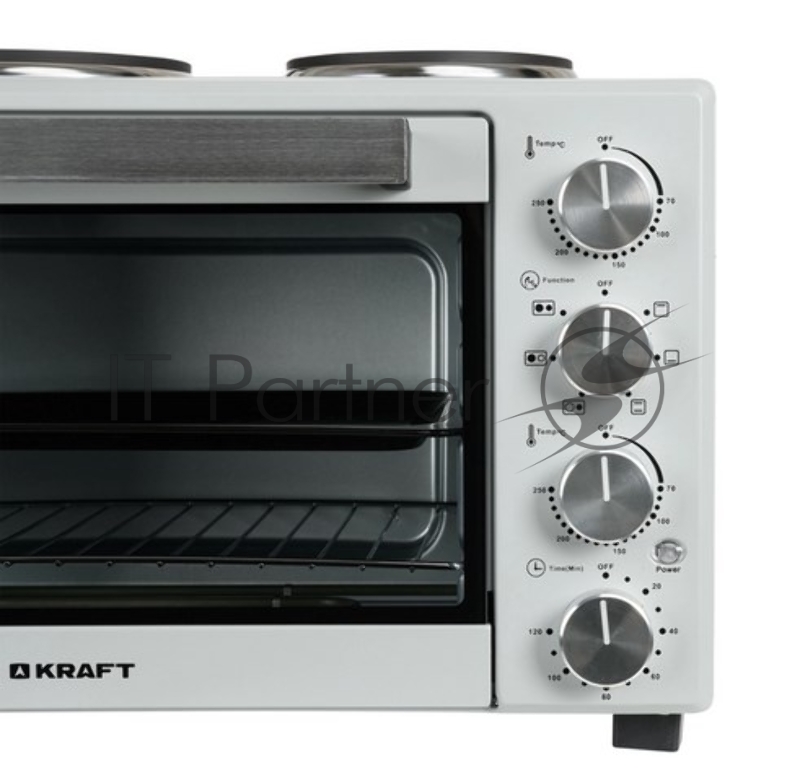 Мини печь KRAFT KFC-MOHP380HGR