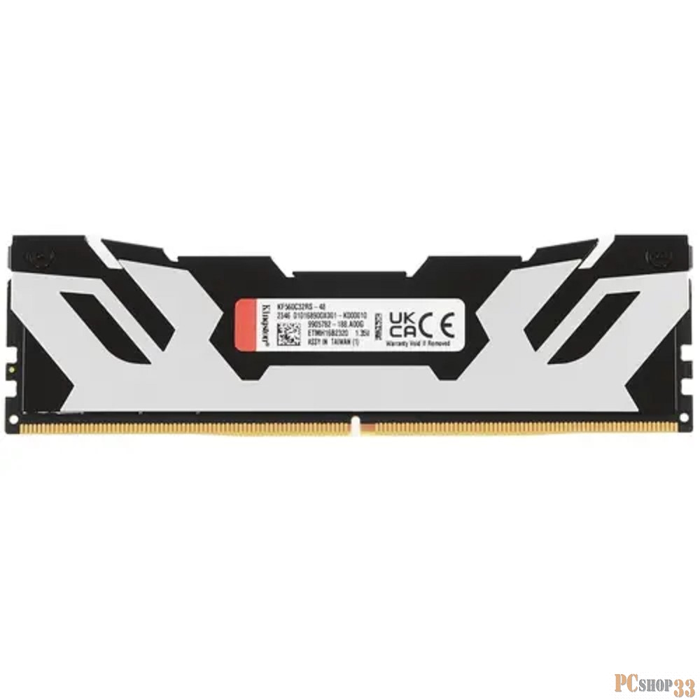 Модуль памяти Kingston DDR5 48GB 6000MT/s DDR5 CL32 DIMM FURY Renegade Silver XMP
