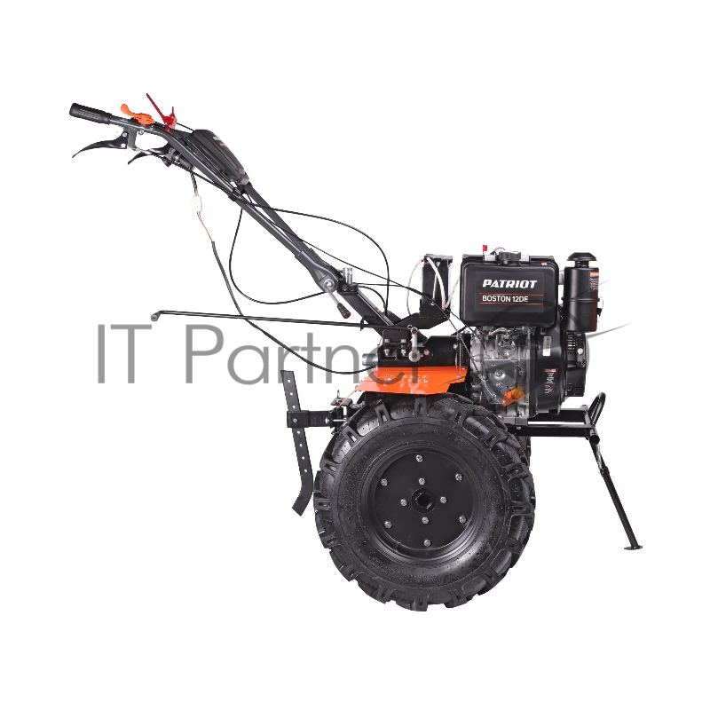 Мотоблок дизельный PATRIOT BOSTON 12DE 12 л,с эл. Стартер: 12V фрезы: 1350 mm коробка передач 2 вперед+ 1 назад