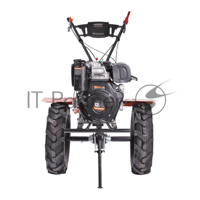 Мотоблок дизельный PATRIOT BOSTON 12DE 12 л,с эл. Стартер: 12V фрезы: 1350 mm коробка передач 2 вперед+ 1 назад