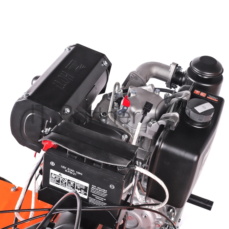 Мотоблок дизельный PATRIOT BOSTON 12DE 12 л,с эл. Стартер: 12V фрезы: 1350 mm коробка передач 2 вперед+ 1 назад