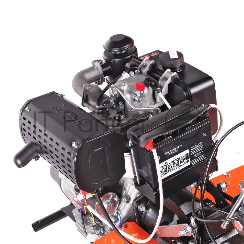 Мотоблок дизельный PATRIOT BOSTON 12DE 12 л,с эл. Стартер: 12V фрезы: 1350 mm коробка передач 2 вперед+ 1 назад