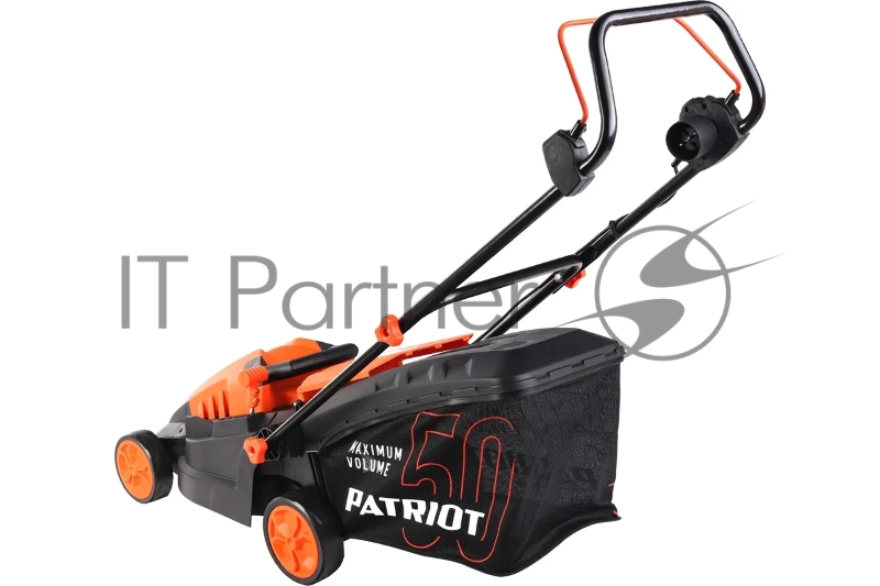Газонокосилка электрическая PATRIOT PT 1639E бесщёточный, 38см, 1600Вт, трав комби 50л, 20-65мм 5 уровней